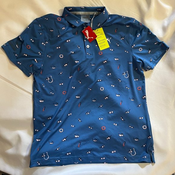 PUMA JR MATTR SUNNIES GOLF POLO 2022